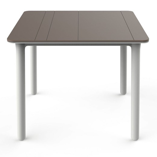 Mesa Noa 90x90 Cm Arena/Blanca