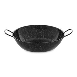 Paellera Honda Esmaltada Asas 14 Cm.