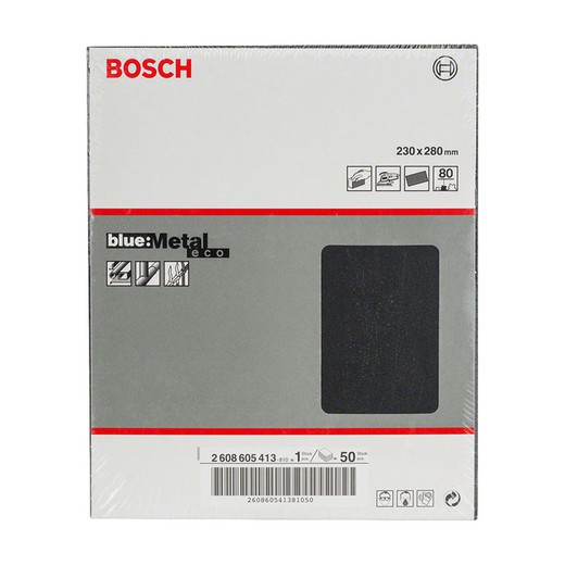 Papel Abrasivo Metal Bosch J410