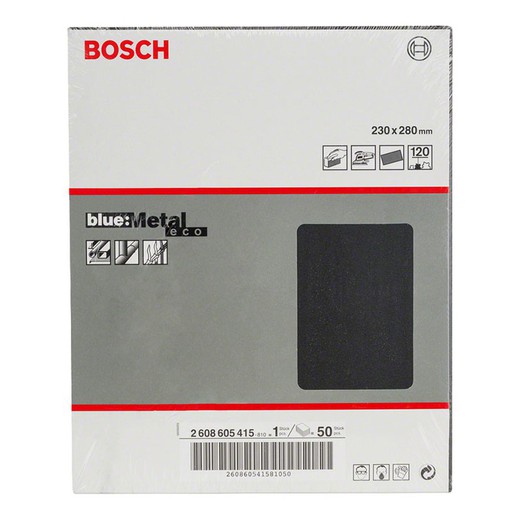 Papel Abrasivo Metal Bosch J410