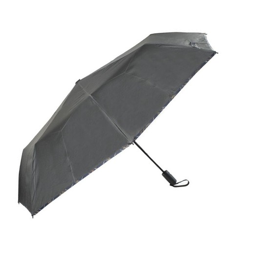 Paraguas Plegable Aut. 117 Cm. Negro