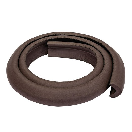 Perfil Protector Esquninas Rollo 1m Marron