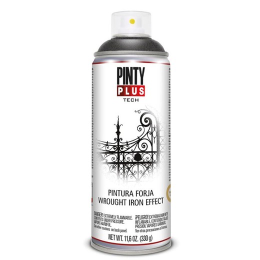 Pintura Forja Negra  Pintyplus 400ml