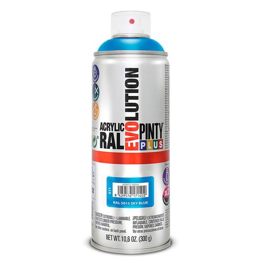 Pintura Spray Acrilica Azul Cielo  400ml