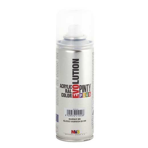 Pintura Spray Acrilica Barniz Bril 200ml