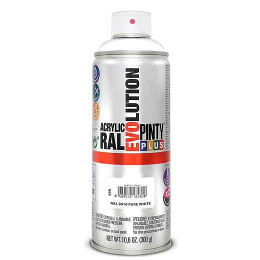 Pintura Spray Acrilica Blanco Bril.400ml