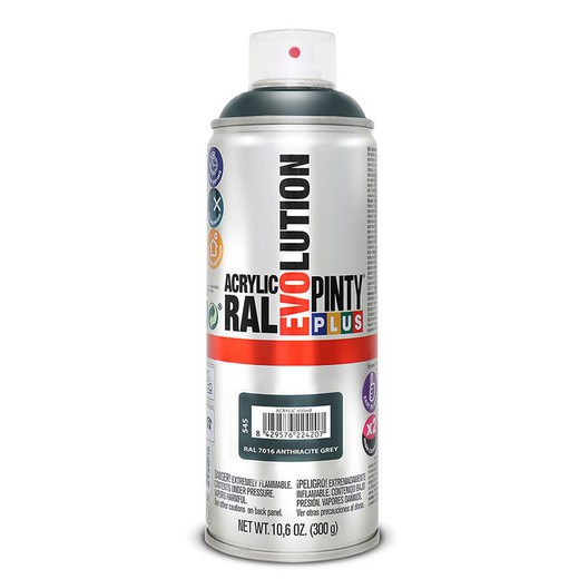 Pintura Spray Acrilica Gris Antrac 400ml