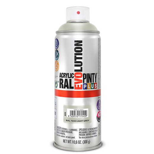 Pintura Spray Acrilica Gris Claro  400ml