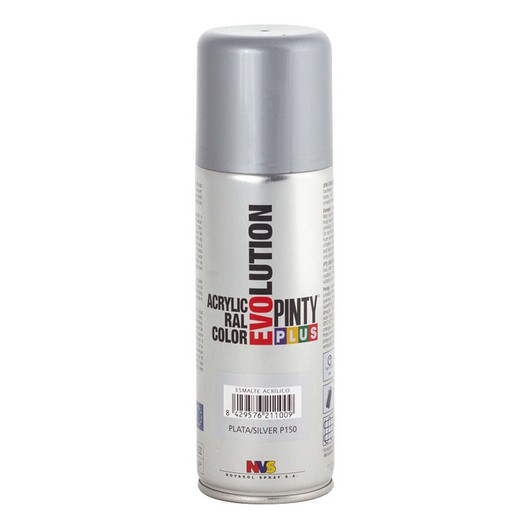 Pintura Spray Acrilica Plata Purpu 200ml