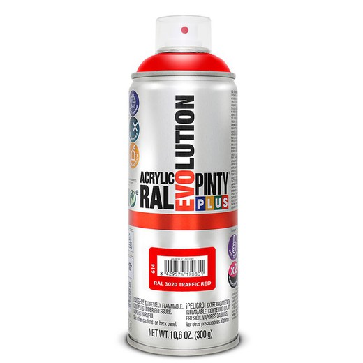 Pintura Spray Acrilica Rojo Brill.400ml