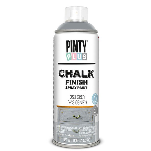 Pintura Spray Chalk Efecto Tiza Gris