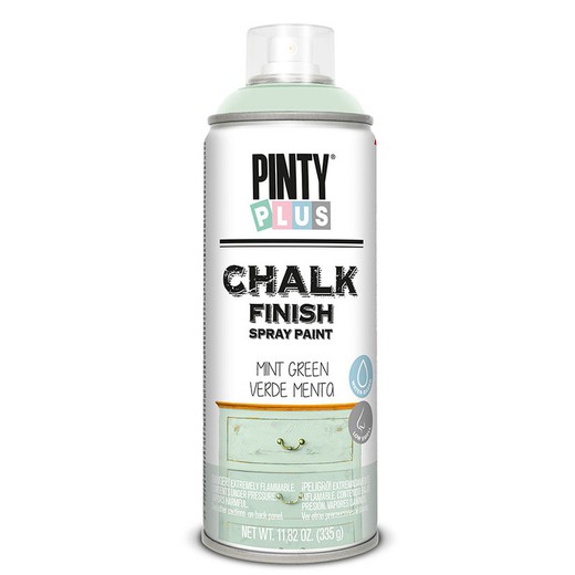 Pintura Spray Chalk Efecto Tiza Verde