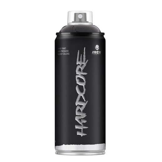 Pintura Spray Hardcore2 Negro Satinadodo