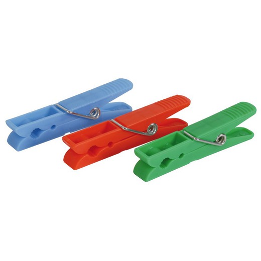 Pinzas Ropa. Pack 24 Piezas  Plastico