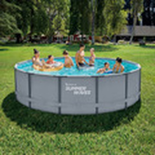 Piscina Tub.Ø 427x107 Cm+Depuradora