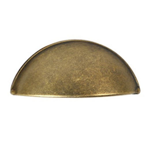 Pomo Concha 64mm Bronce Envejecido