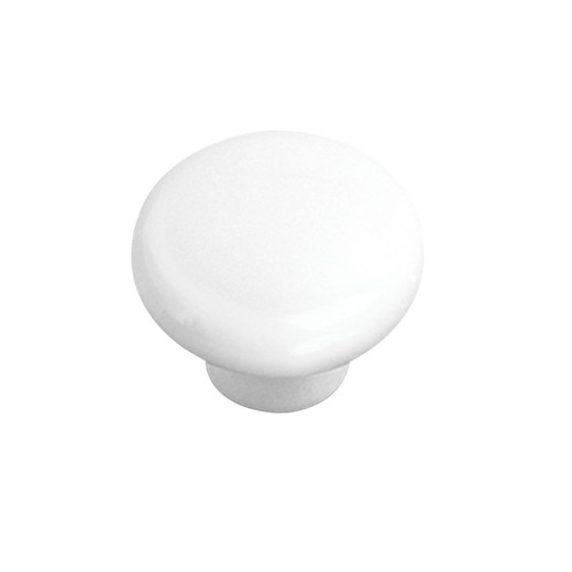 Pomo Porcelana Blanca Ø32 Mm