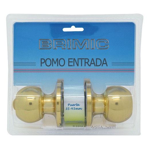 Pomo Puerta Bola Entrada Blanco