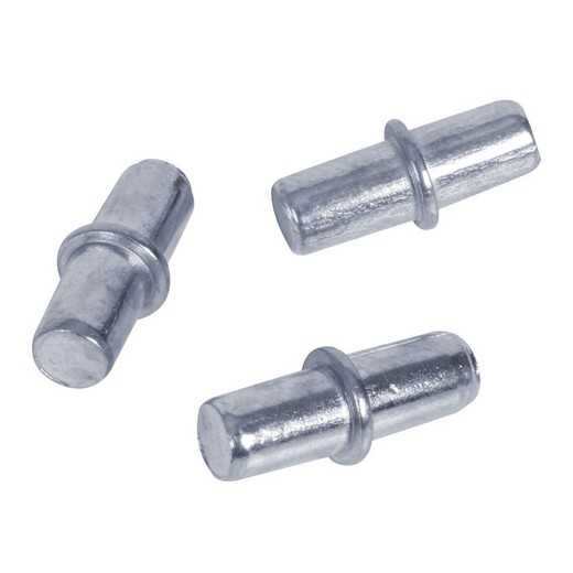 Porta Estante 5x16mm Cincado  8 Unidades