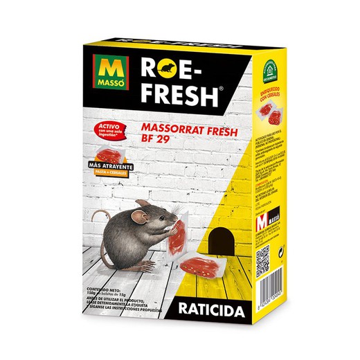 Raticida Pasta Fresca Roe-Fresh 150gr