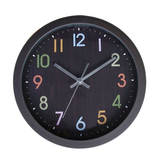 Reloj Numeros Colores 25.8cm.