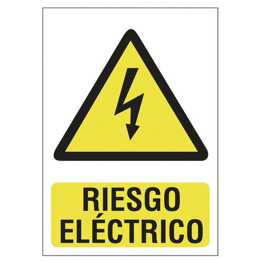Señal 210x297 Pvc Riesgo Electrico