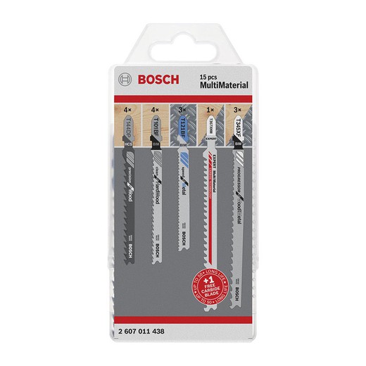 Set Hojas Sierra Calar Multimaterial Bosch 14+1 Endurance