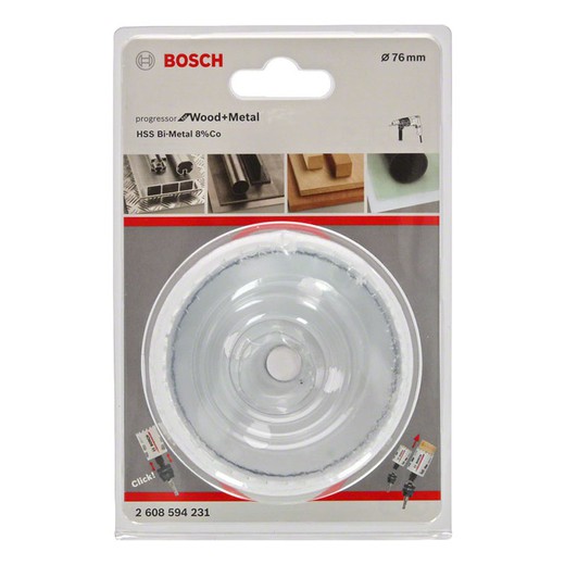 Sierra Corona Bimetal Bosch Progressor Wood Metal 1413H17 Bosch Accesorio para taladro