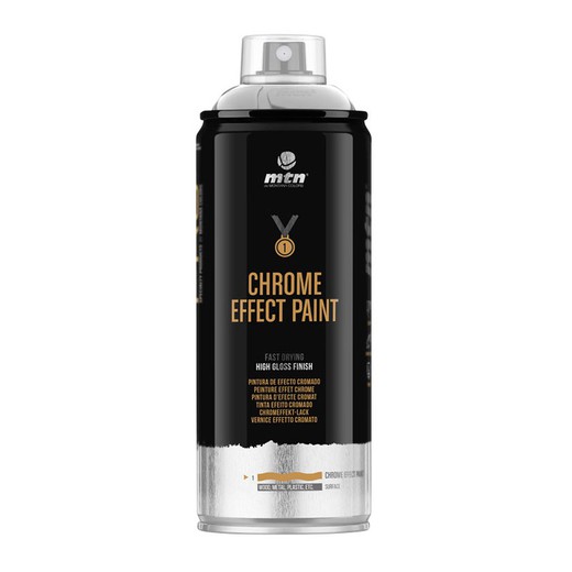 Spray Pintura Oro Cromado 400 Ml