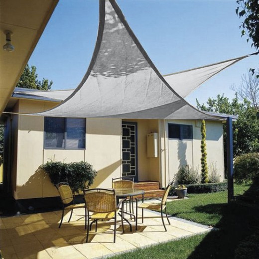 Toldo Vela 3,6x 3,6x3.6 M. Blanco