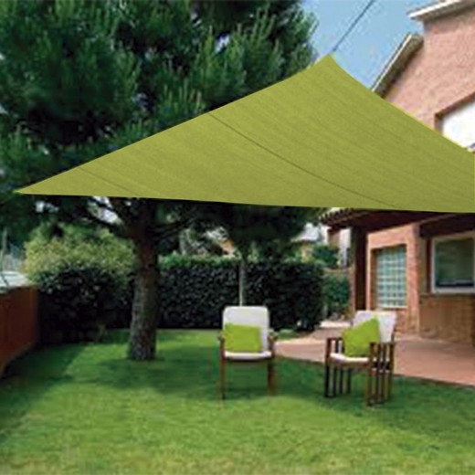 Toldo Vela Imperm. 3,6x 3,6x3.6m.Vde Clr