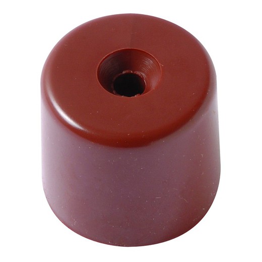 Tope Alto Marron C/ Tornillo Ø29x26mm 2u