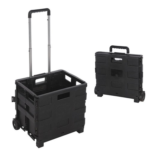 Trolley Plegable Aluminio 38x36x30cm.