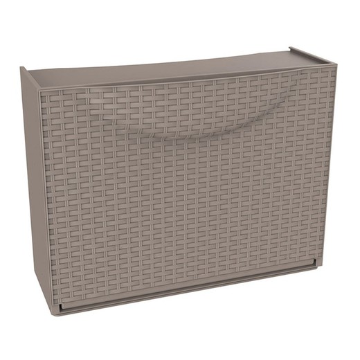 Zapatero Resina Modular Rattan Arena 1t