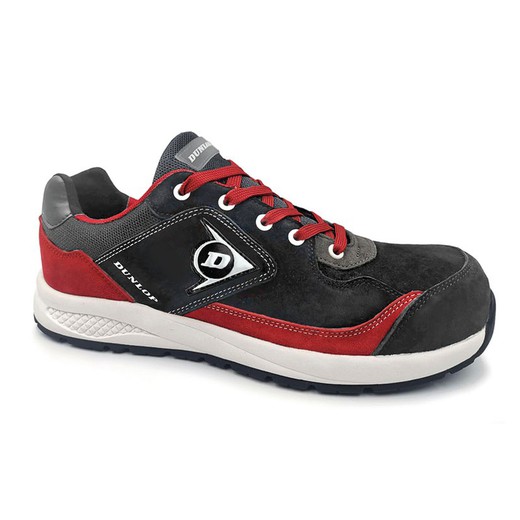 Zapatilla Seguridad Flying Luka Color Carbon-Rojo Talla 39