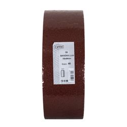 10 Bandas Lija 100x690mm.Gr.60 Ratio