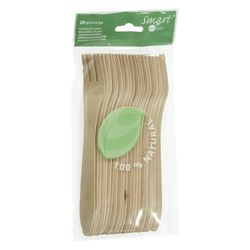 20 Tenedores Madera