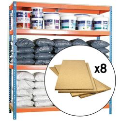 4 Bandejas Para Kit Estanterias Mega 45