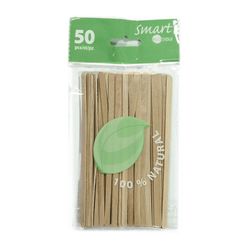 50 Mezcladores 14 Cm. Madera