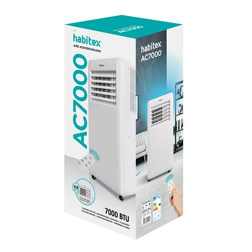 A.Acondicionado Port. 7000 Btu.Habitex