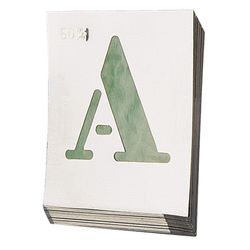 Abecedario Egypt Aluminio Rotular 60mm