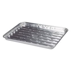 Acc. Barbacoa.Bandeja Alum.34X23X2,5 Cm.