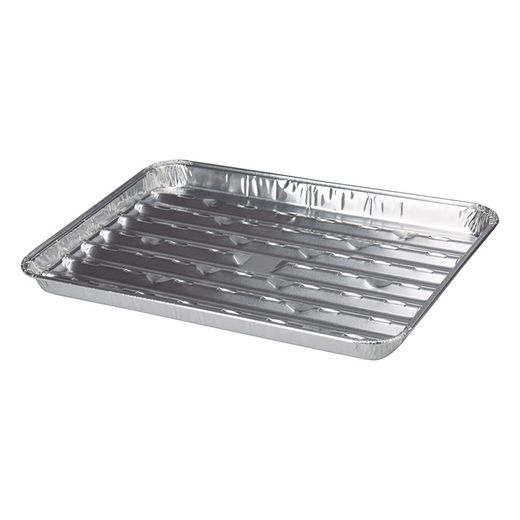 Acc. Barbacoa.Bandeja Alum.34X23X2,5 Cm.