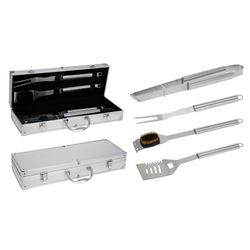 Accesorios Bbq. Maletín 4 Piezas