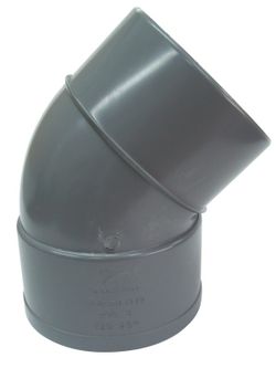 Acc.Pvc. Codo Macho-Hembra 110-45º