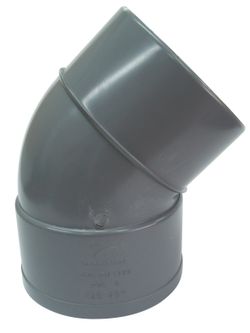 Acc.Pvc. Codo Macho-Hembra 110-45º