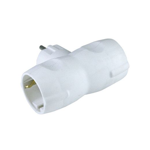 Adaptador Doble Schuko 16A 250V