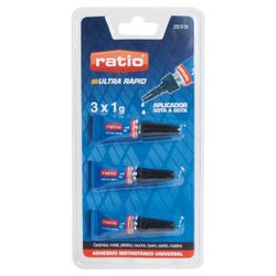 Adhesivo Cianocrilato 3 X 1 G. Ratio