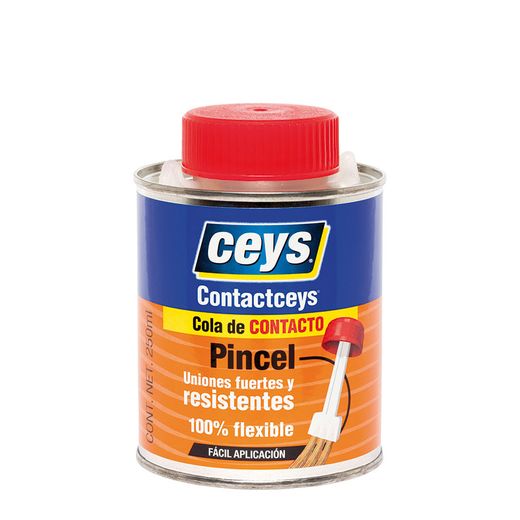 Adhesivo Contacceys C/Pincel 250 Ml.