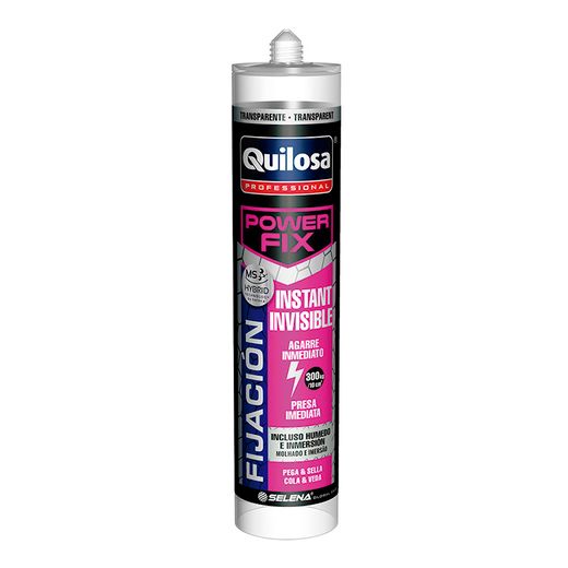 Adhesivo Ms Power Fix Invisible 290ml Transparente